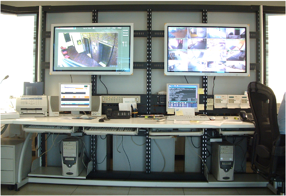 Stazione di controllo telecamere di sicurezza